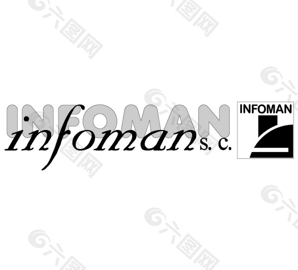 infoman logo設計欣賞 infoman下載標誌設計欣賞