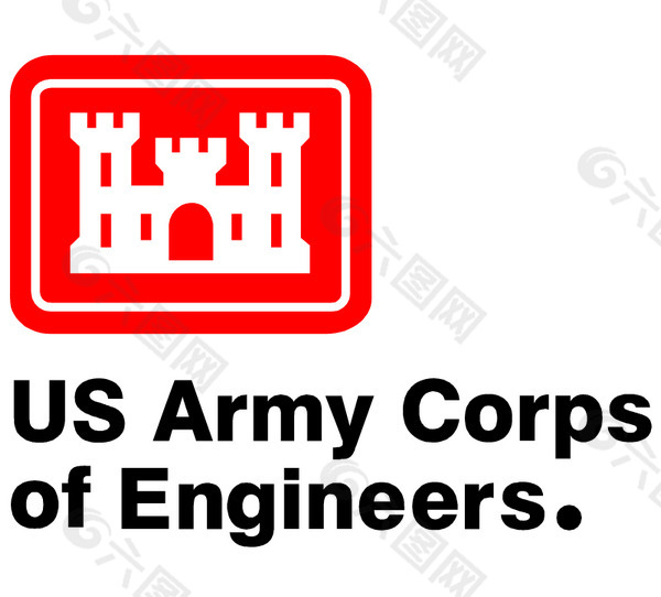 US Army Corps Of Engineers logo设计欣赏 US Army Corps Of Engineers下载标志设计欣赏