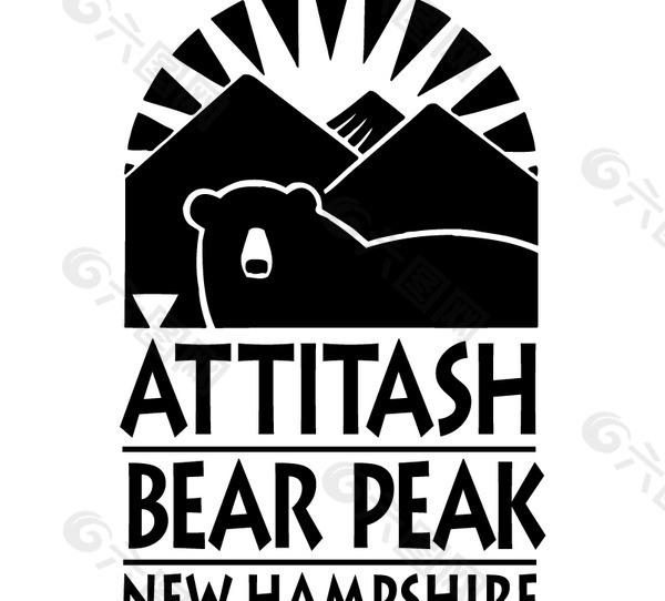 Attitash Bear Peak logo设计欣赏 Attitash Bear Peak下载标志设计欣赏