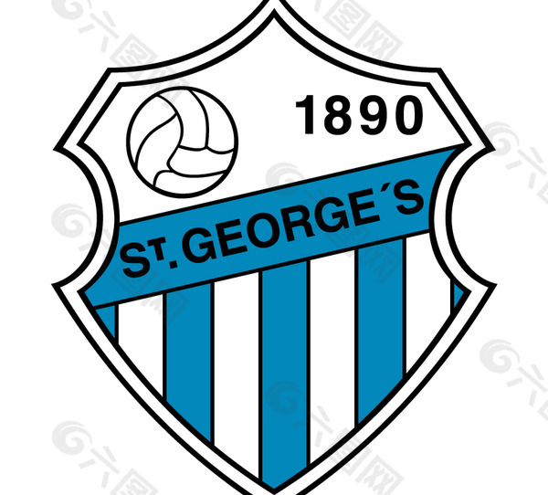 St Georges FC logo设计欣赏 足球队队徽LOGO设计 - St Georges FC下载标志设计欣赏
