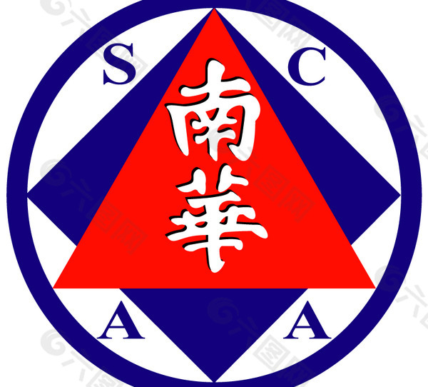 South China Athletic logo设计欣赏 足球队队徽LOGO设计 - South China Athletic下载标志设计欣赏