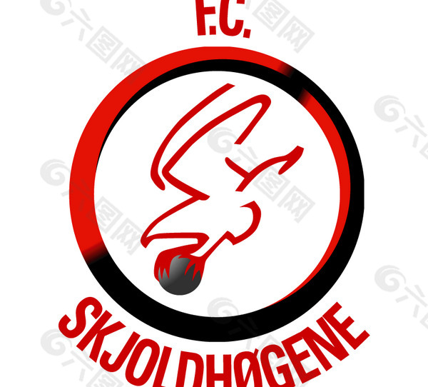 skjoldhogene logo設計欣賞 足球隊隊徽logo設計 - skjoldhogene下載