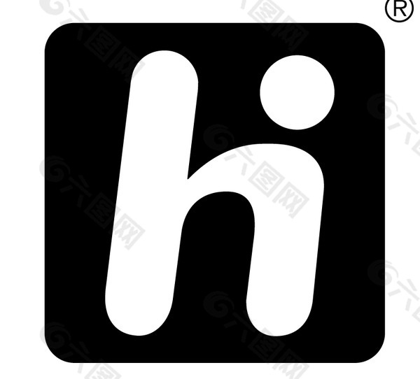 hi logo设计欣赏 电脑相关行业LOGO标志 - hi下载标志设计欣赏