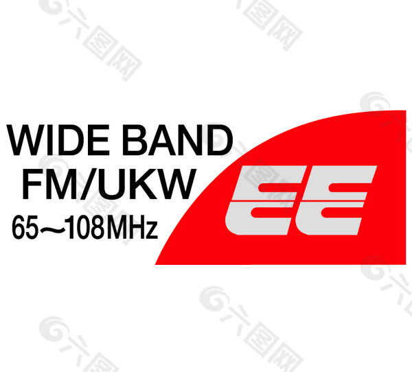 EE Wide Band logo设计欣赏 电脑相关行业LOGO标志 - EE Wide Band下载标志设计欣赏