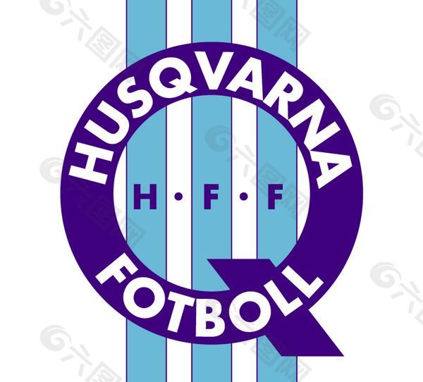 Husqvarna FF logo设计欣赏 足球和IT公司标志 - Husqvarna FF下载标志设计欣赏