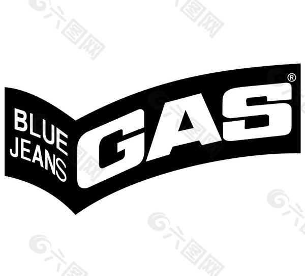 Gas Blue Jeans logo设计欣赏 足球和IT公司标志 - Gas Blue Jeans下载标志设计欣赏