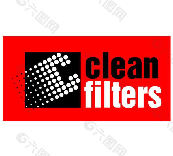 Clean Filters logo设计欣赏 足球和娱乐相关标志 - Clean Filters下载标志设计欣赏