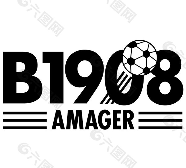 B1908 logo设计欣赏 足球和娱乐相关标志 - B1908下载标志设计欣赏