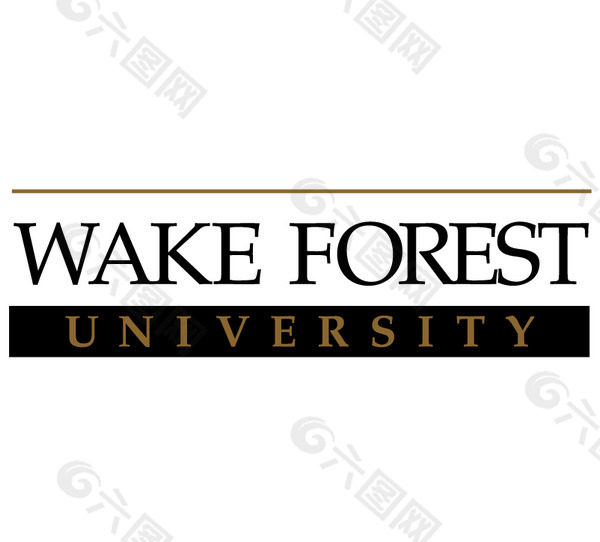 Wake Forest University logo设计欣赏 足球和娱乐相关标志 - Wake Forest University下载标志设计欣赏