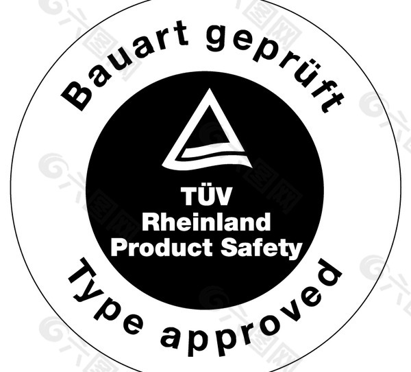 TUV Bauart gepruft logo设计欣赏 网站LOGO设计 - TUV Bauart gepruft下载标志设计欣赏