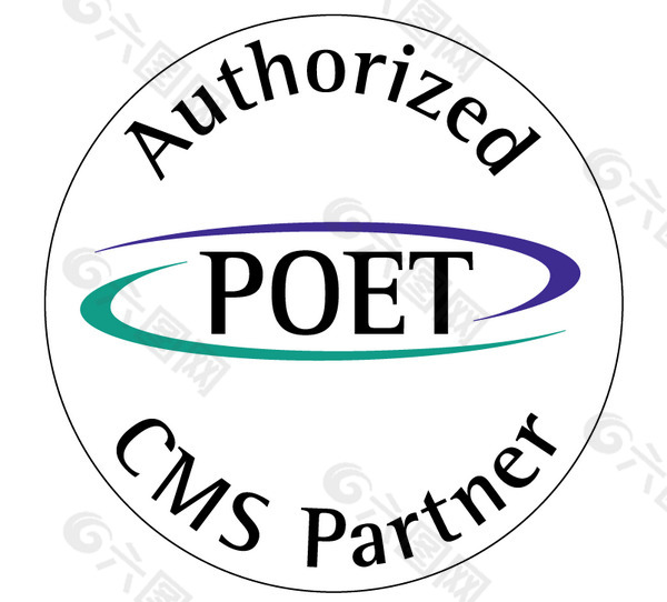 POET CMS Partner logo设计欣赏 网站标志设计 - POET CMS Partner下载标志设计欣赏