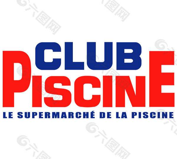 Piscine Club logo设计欣赏 网站标志设计 - Piscine Club下载标志设计欣赏