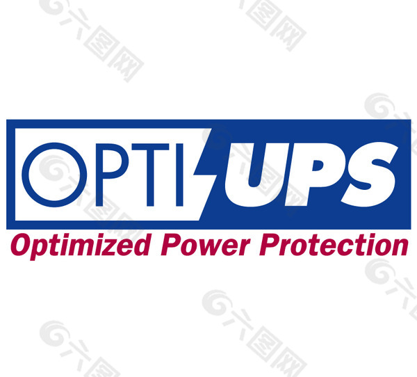 Opti UPS logo设计欣赏 网站标志设计 - Opti UPS下载标志设计欣赏