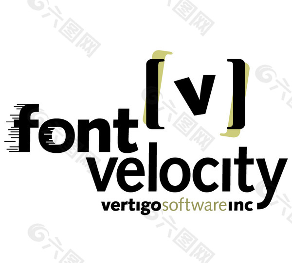 Font Velocity logo设计欣赏 IT公司LOGO标志 - Font Velocity下载标志设计欣赏