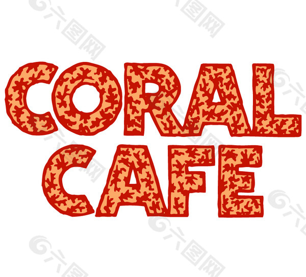 Coral Cafe logo设计欣赏 IT公司LOGO标志 - Coral Cafe下载标志设计欣赏