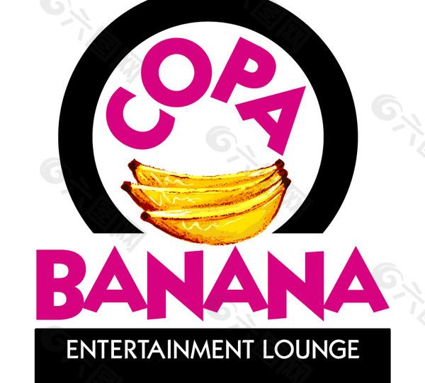 Copa Banana logo设计欣赏 IT公司LOGO标志 - Copa Banana下载标志设计欣赏