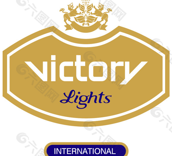 Victory Lights logo设计欣赏 国外知名公司标志范例 - Victory Lights下载标志设计欣赏