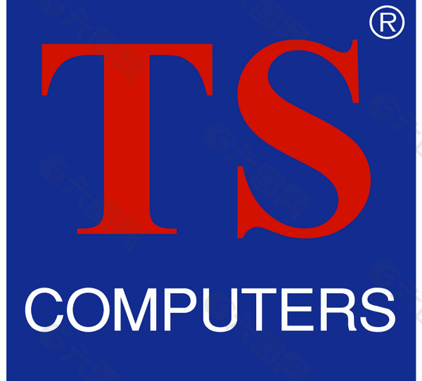 TS Computers logo设计欣赏 国外知名公司标志范例 - TS Computers下载标志设计欣赏