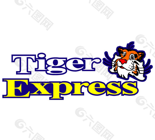 Tiger Express logo设计欣赏 国外知名公司标志范例 - Tiger Express下载标志设计欣赏