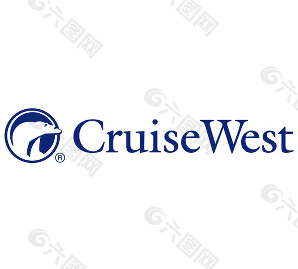 Cruise West logo设计欣赏 国外知名公司标志范例 - Cruise West下载标志设计欣赏