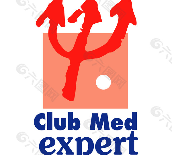 Club Med Expert logo设计欣赏 国外知名公司标志范例 - Club Med Expert下载标志设计欣赏