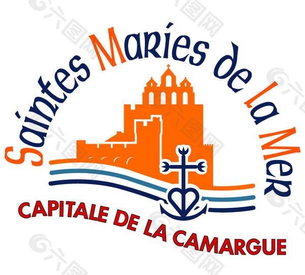 Saintes Maries de la Mer logo设计欣赏 国外知名公司标志范例 - Saintes Maries de la Mer下载标志设计欣赏