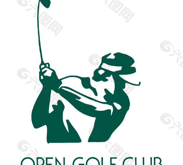 Open Golf Club logo设计欣赏 国外知名公司标志范例 - Open Golf Club下载标志设计欣赏