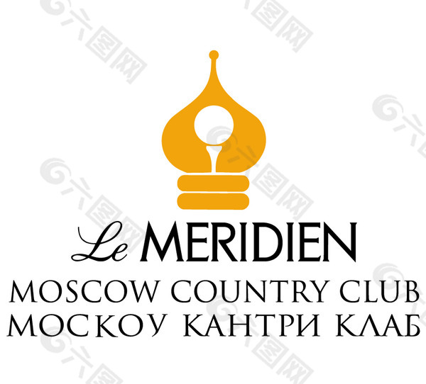 Meriden Moscow Country Club logo设计欣赏 国外知名公司标志范例 - Meriden Moscow Country Club下载标志设计欣赏