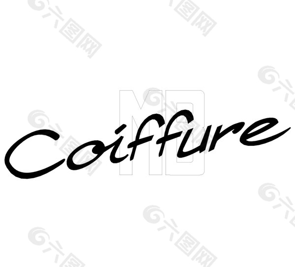 MB Coiffure logo设计欣赏 国外知名公司标志范例 - MB Coiffure下载标志设计欣赏