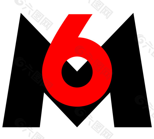 M6 TV logo设计欣赏 国外知名公司标志范例 - M6 TV下载标志设计欣赏