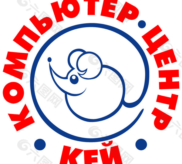 Key Computer Center logo设计欣赏 国外知名公司标志范例 - Key Computer Center下载标志设计欣赏