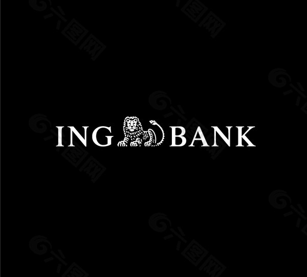 ING Bank logo设计欣赏 国外知名公司标志范例 - ING Bank下载标志设计欣赏