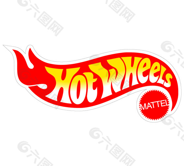 Hot Wheels logo设计欣赏 国外知名公司标志范例 - Hot Wheels下载标志设计欣赏