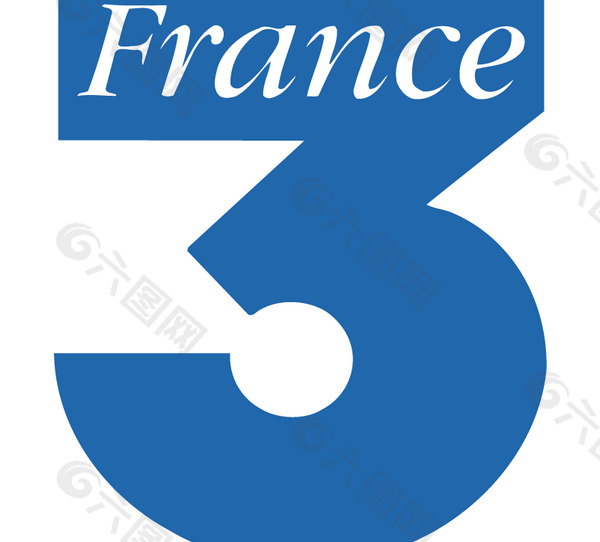 France 3 TV logo设计欣赏 国外知名公司标志范例 - France 3 TV下载标志设计欣赏