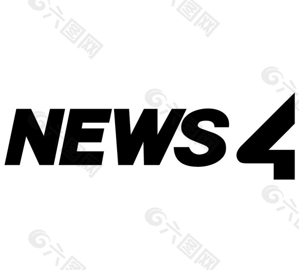 News 4 TV logo设计欣赏 软件公司标志 - News 4 TV下载标志设计欣赏