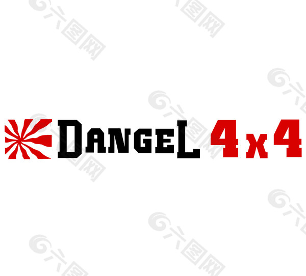 Dangel 4x4 logo设计欣赏 传统企业标志 - Dangel 4x4下载标志设计欣赏