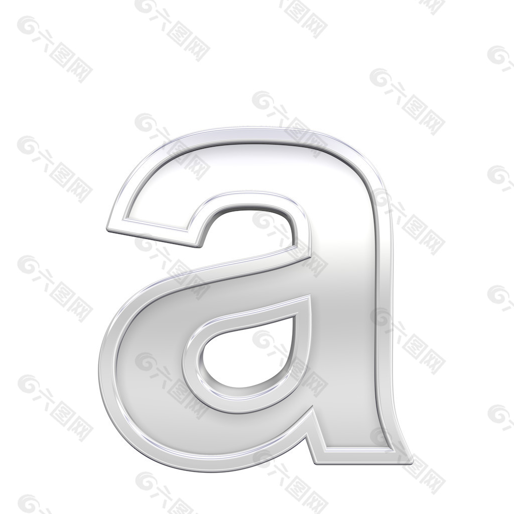 一个小写字母与字母组帧中的铬