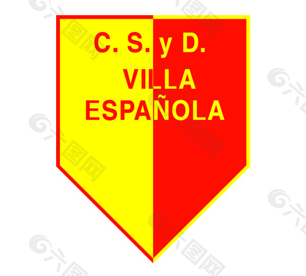 Villa Espanola logo设计欣赏 职业足球队LOGO - Villa Espanola下载标志设计欣赏