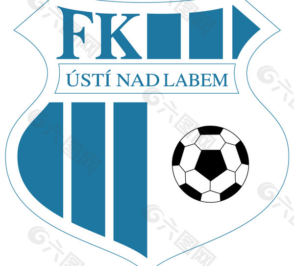 Usti Nad Labem logo设计欣赏 职业足球队LOGO - Usti Nad Labem下载标志设计欣赏