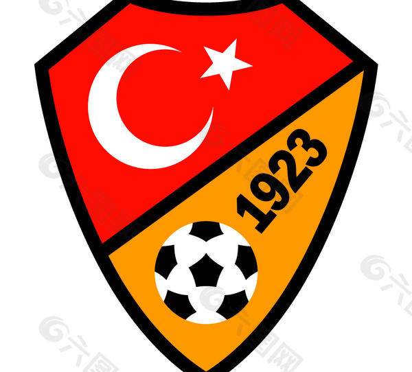 Turkey Football Association logo设计欣赏 职业足球队LOGO - Turkey Football Association下载标志设计欣赏