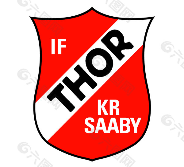Thor KR Saaby logo设计欣赏 职业足球队标志 - Thor KR Saaby下载标志设计欣赏