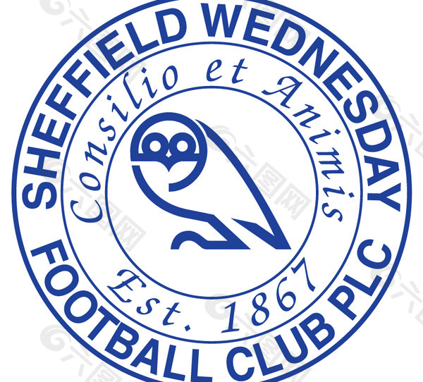 Sheffield Wednesday FC logo设计欣赏 职业足球队标志 - Sheffield Wednesday FC下载标志设计欣赏