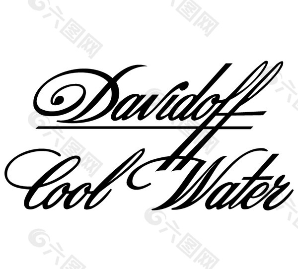 Davidoff Cool Water logo设计欣赏 网站标志欣赏 - Davidoff Cool Water下载标志设计欣赏