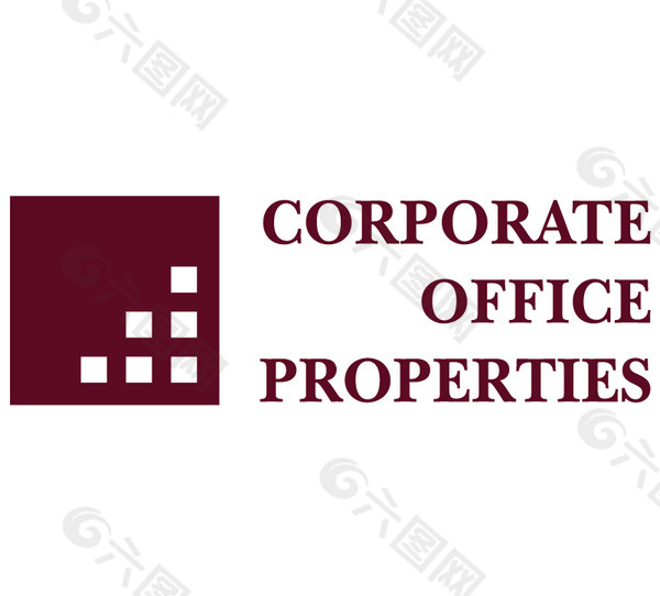 Corporate Office Properties logo设计欣赏 网站标志欣赏 - Corporate Office Properties下载标志设计欣赏