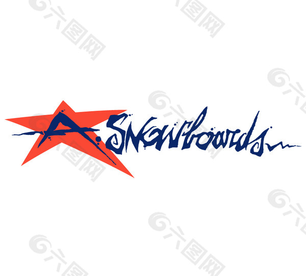 A Snowboards logo设计欣赏 IT高科技公司标志 - A Snowboards下载标志设计欣赏
