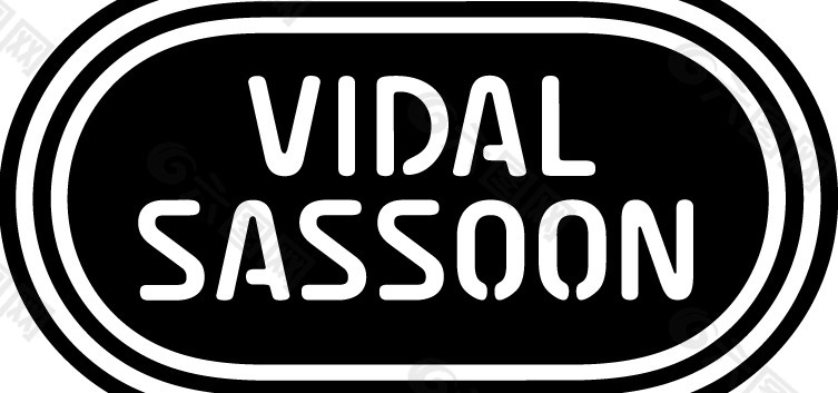 Vidal Sassoon logo设计欣赏 沙宣标志设计欣赏