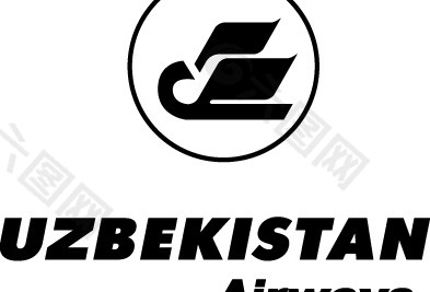 Uzbekistan Airways logo设计欣赏 乌兹别克斯坦航空公司标志设计欣赏