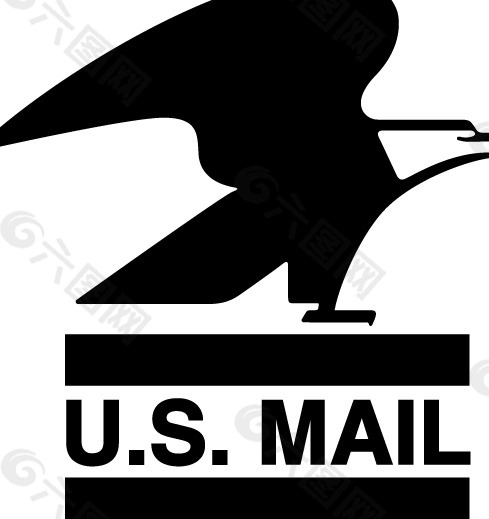 US Mail logo设计欣赏 美国邮政标志设计欣赏
