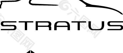 Stratus Chrysler logo设计欣赏 层云克莱斯勒标志设计欣赏