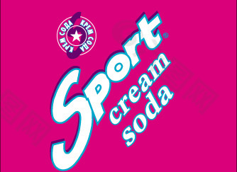 Sport cream soda logo设计欣赏 体育奶油苏打标志设计欣赏